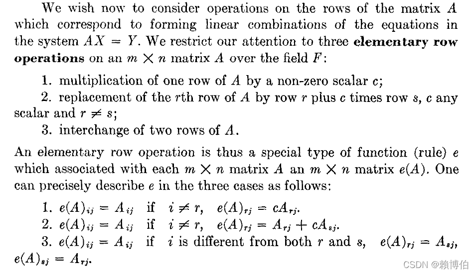 row_operation_Linear Algebra, 2Nd Edition - Kenneth Hoffmann And Ray Kunze
