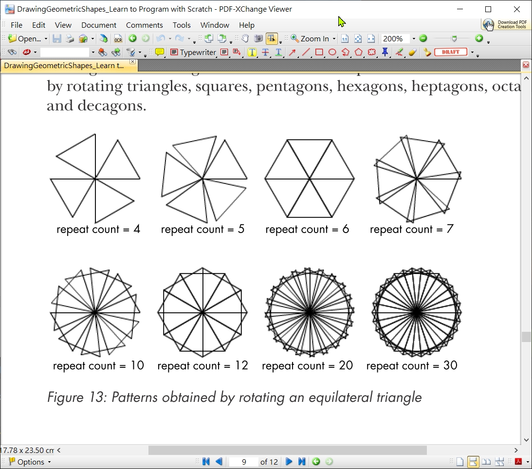 PatternByRotateTriangle