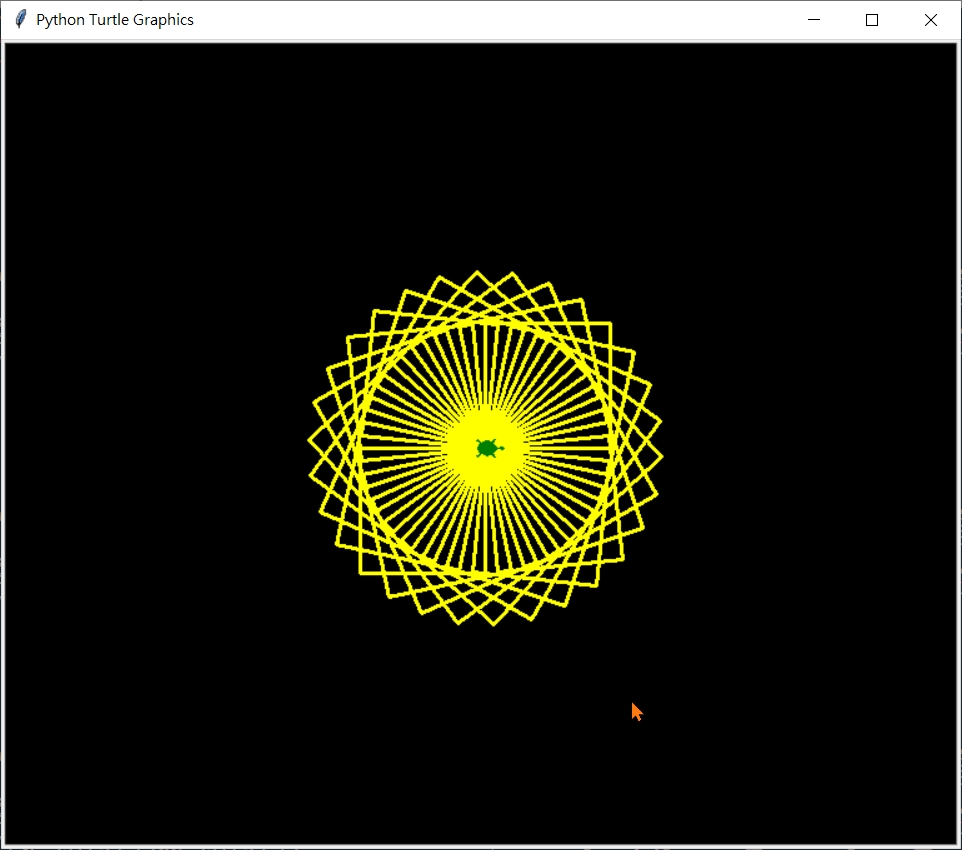 center_A_multiSameRegularPolygon(4, 30, 100)