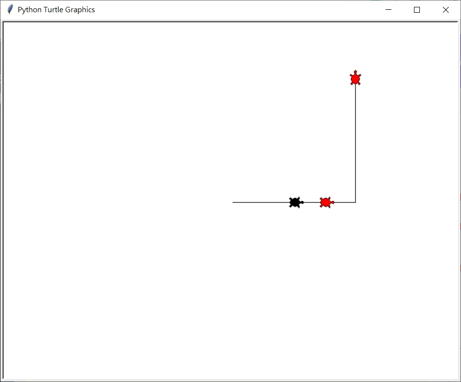 Python turtle stamp() 