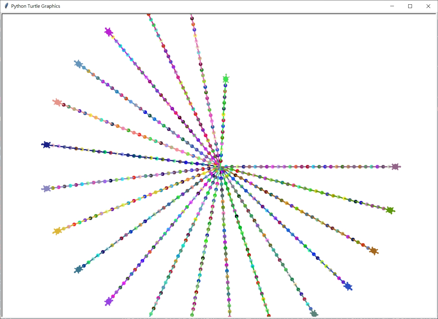 turtle放射直線_dot_彩色串珠_蓋印